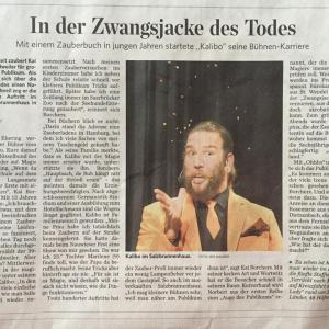 Presseartikel Saarbrücker Zeitung - Soloshow